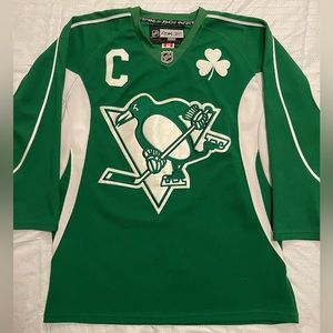 Reebok St. Patrick’s Day edition Sidney Crosby jersey (Pittsburgh Penguins)